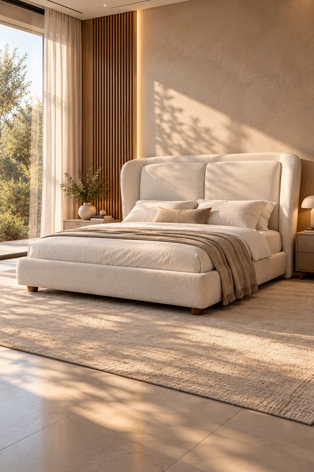 Cama estofada sob medida da Cabeçare 1